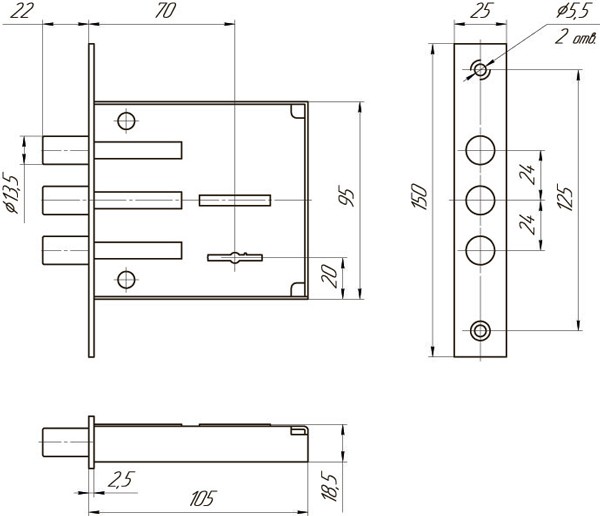 Замок Mettem (Меттэм) врезной сувальдный ЗВ8 802.0.0, 3 кл. Замок Mettem (Меттэм) врезной сувальдный ЗВ8 802.0.0, 3 кл.