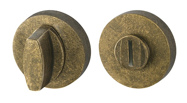 Ручка Armadillo (Армадилло) поворотная BK6.R.URB52 (WC-BOLT BK6/URB) OB-13 античная бронза 