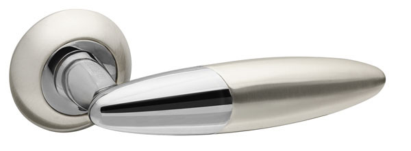 Ручка Fuaro (Фуаро) раздельная R.RM54.SOLO (SOLO RM) SN/CP-3 матовый никель/хром 