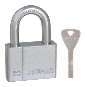 Замок Fuaro (Фуаро) навесной PL-PROTEC-2560 4 fin key (PL-2560) фин. /блистер 