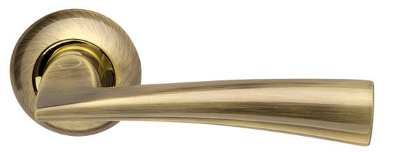 Ручка Armadillo (Армадилло) раздельная R.LD54.Columba (Columba LD80) AB/GP-7 бронза/золото 
